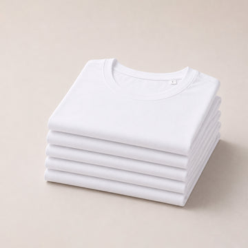 5-Pack Classic Tee White
