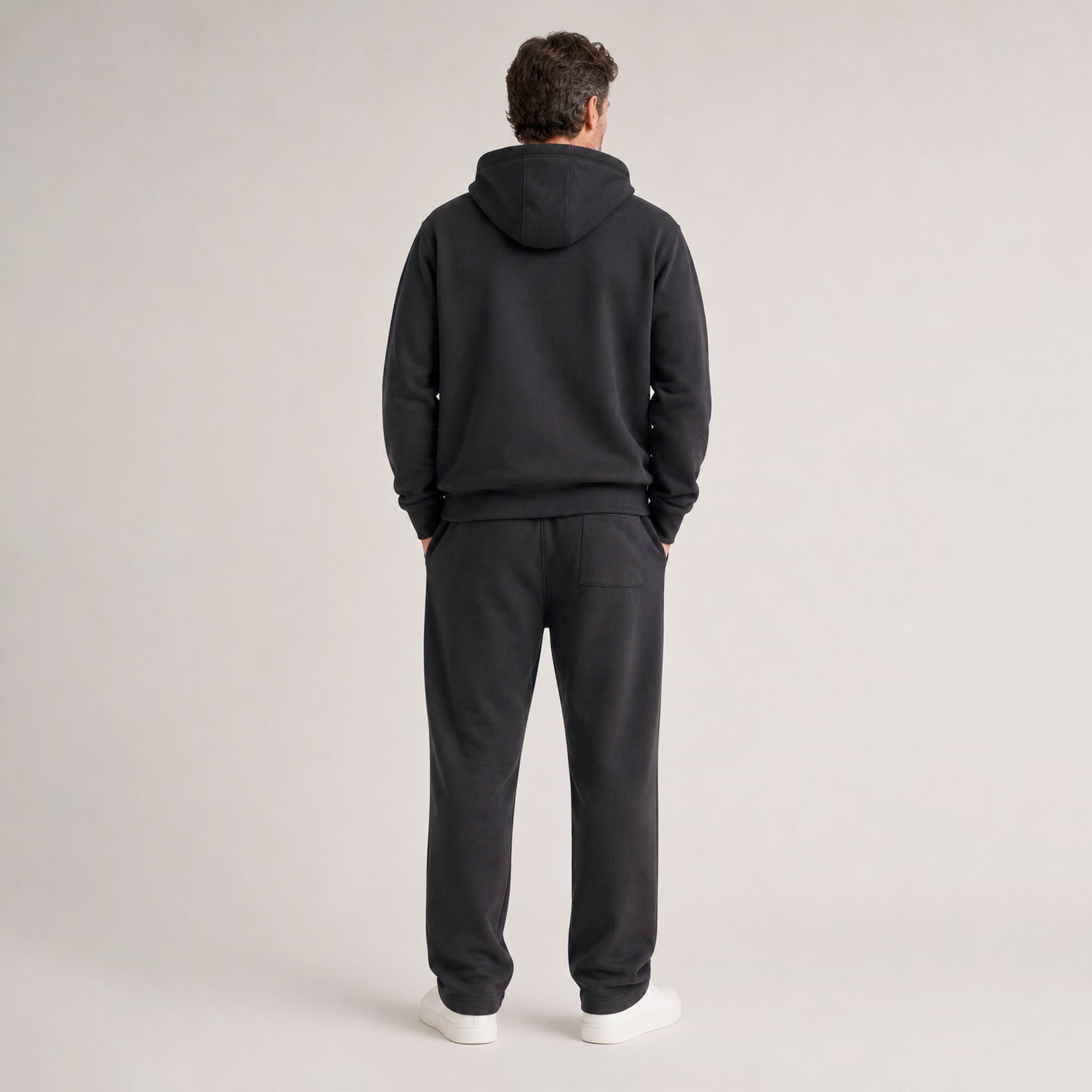 The Zip Hoodie Black