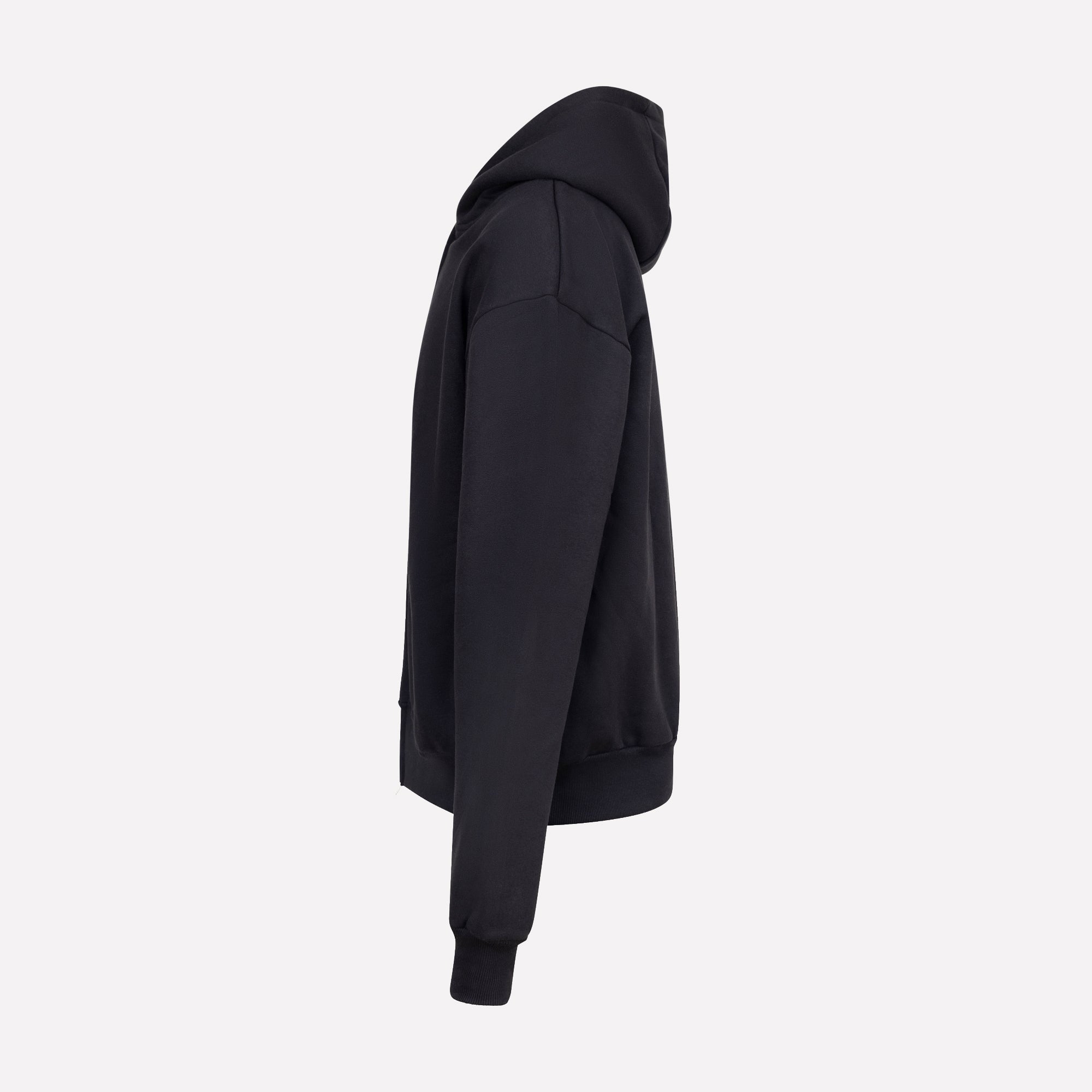 The Zip Hoodie Black