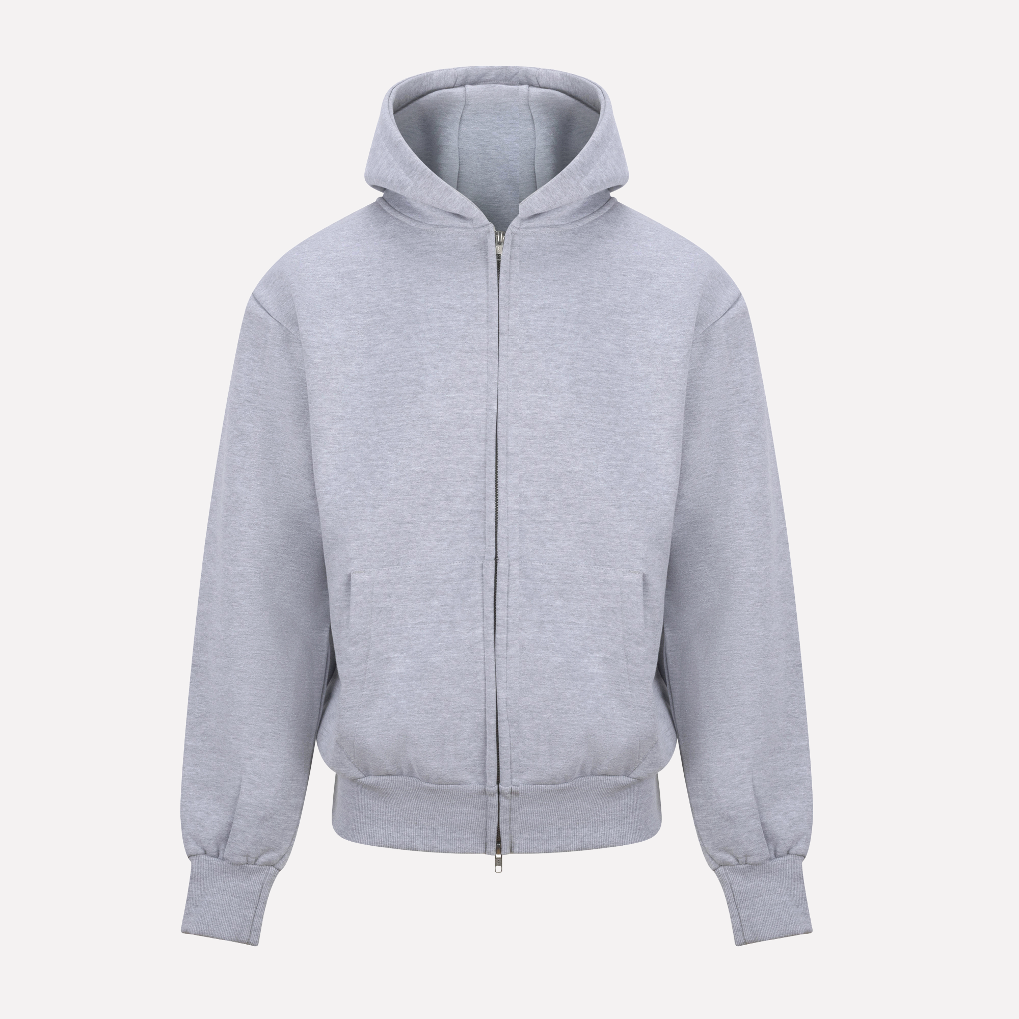 The Zip Hoodie Grey